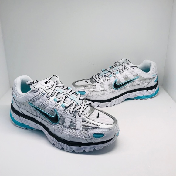 | | Nike P600 Whiteblackmetallicsilveraqua Sz 8 | Poshmark